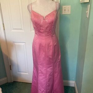 Elegant Pink Evening Gown